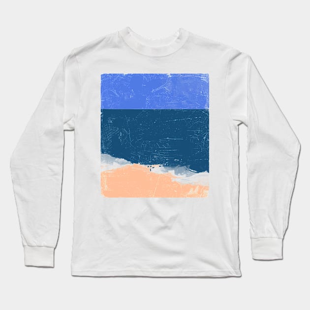 peach fuzz beach Long Sleeve T-Shirt by bulografik